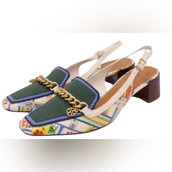 Tory Burch Mini Benton Slingback Loafers - Picture 2 of 8